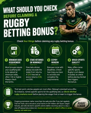 Rugby Betting Bonus